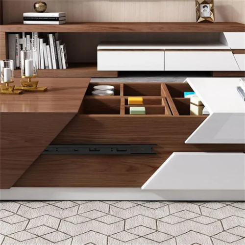 mocha Natural wood coffee table - Image 15