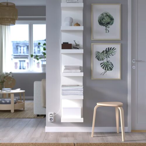 LACK Wall shelf unit, white, 30x190 cm - Image 3