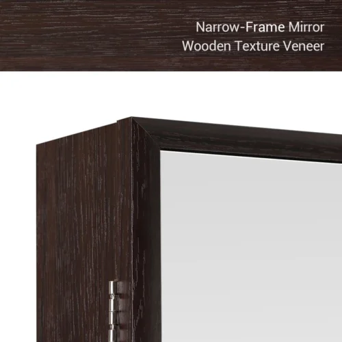 Angelina Jewelry Safe with Large Mirror - Image 6