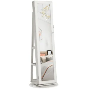Arley Jewelry Cabinet and Mirror in a Classic Modern Design - Image 6