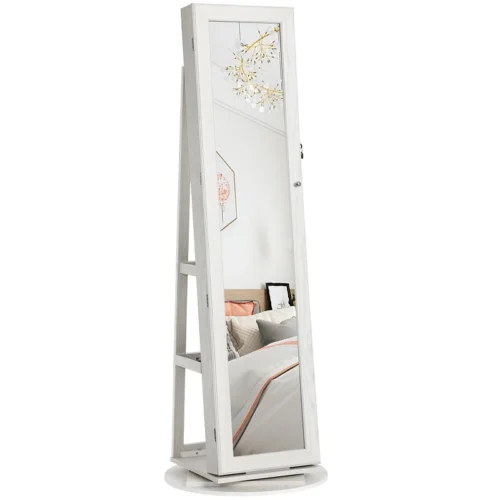 Arley Jewelry Cabinet and Mirror in a Classic Modern Design - Image 6