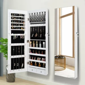 Ariel Jewelry Cabinet with Mirror - Image 6