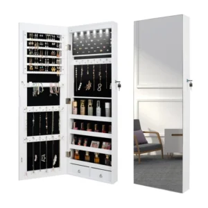 Ariel Jewelry Cabinet with Mirror - Image 7