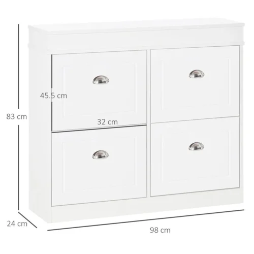 0001996 veronica 8 pair shoe storage cabinet