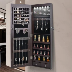 Ariel Jewelry Cabinet with Mirror - Image 8