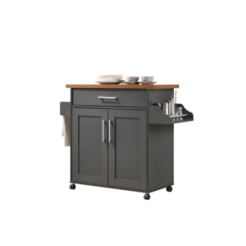 0003651 cristi kitchen cart with locking wheels