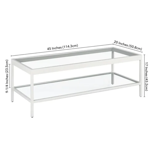 Seral coffee table with storage unit - Image 7