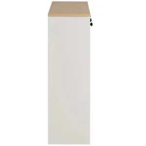 Snavy white shoe rack with 3 drawers - Image 6