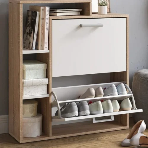 0005377 jaska flip down shoe storage cabinet