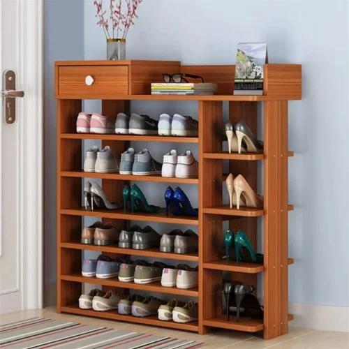 0005437 polyven wooden shoe rack