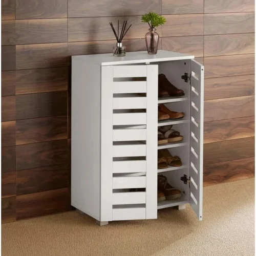 0005494 groozy white shoe storage cabinet