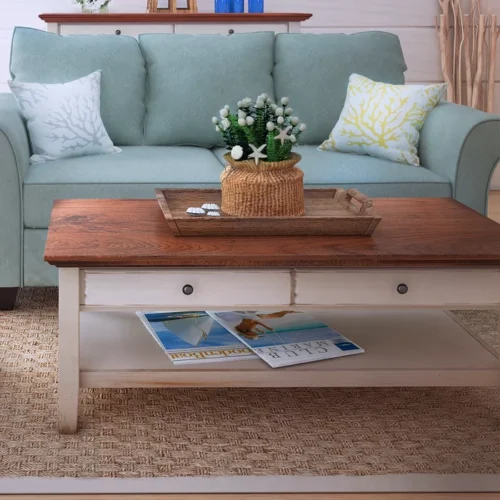 0006619 vallia wooden coffee table with storage