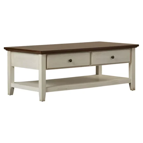 0006621 vallia wooden coffee table with storage