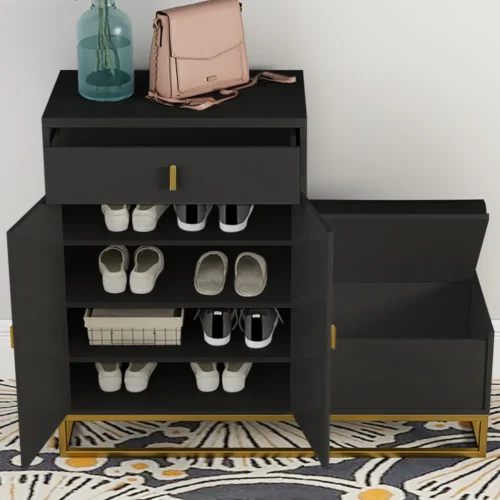 0007377 leotto shoe storage cabinet with seat