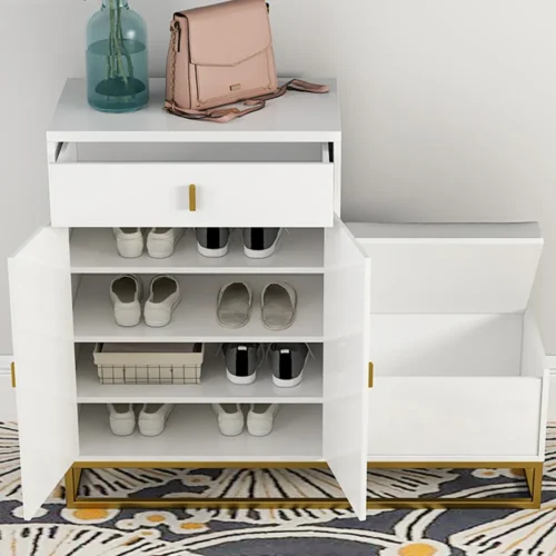 0007384 leotto shoe storage cabinet with seat