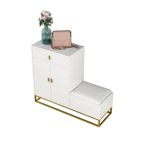 0007385 leotto shoe storage cabinet with seat