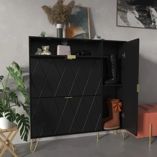 0007413 crivi wood shoe storage cabinet