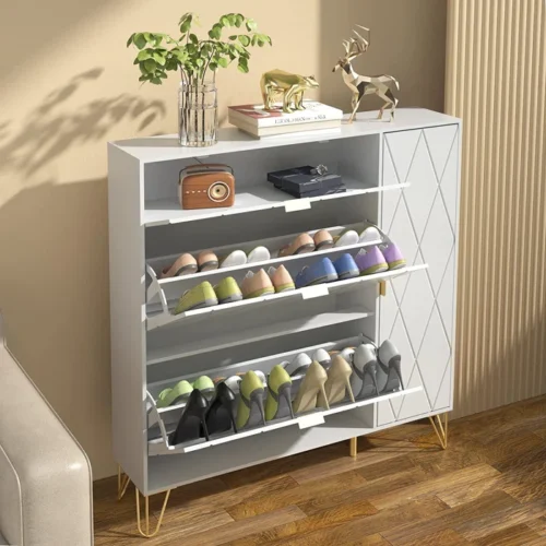 0007422 crivi wood shoe storage cabinet