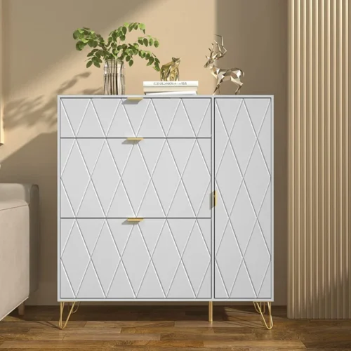 0007423 crivi wood shoe storage cabinet