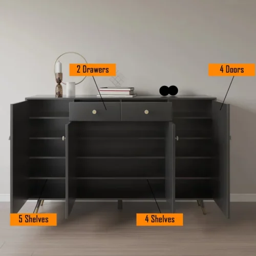 0007656 alya double shoe storage cabinet