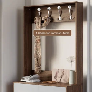 Cafe Modern 5-Shelf Shoe Rack - Image 6