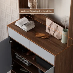 Cafe Modern 5-Shelf Shoe Rack - Image 9