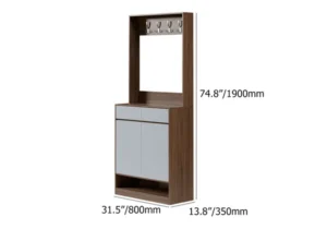Cafe Modern 5-Shelf Shoe Rack - Image 12