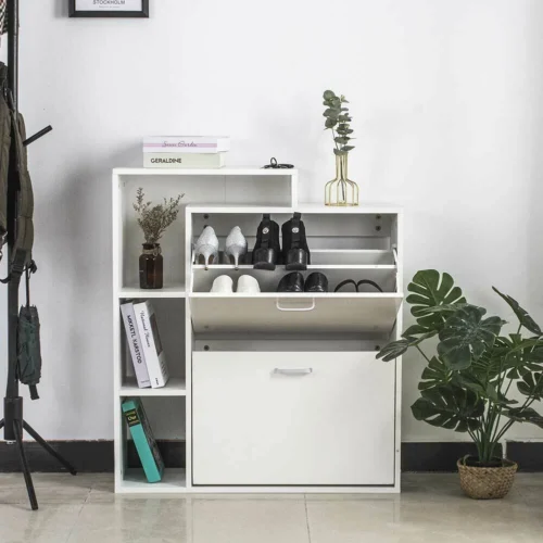 0008621 jaska flip down shoe storage cabinet
