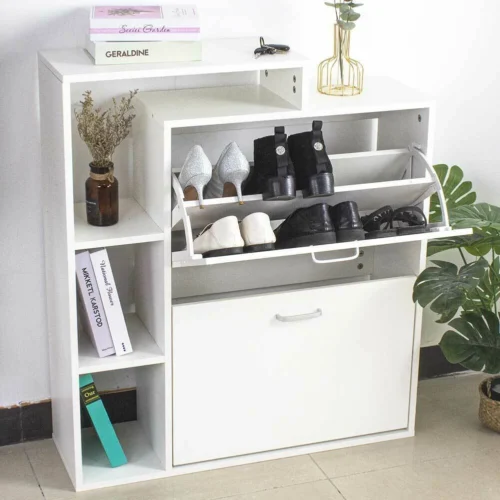 0008622 jaska flip down shoe storage cabinet