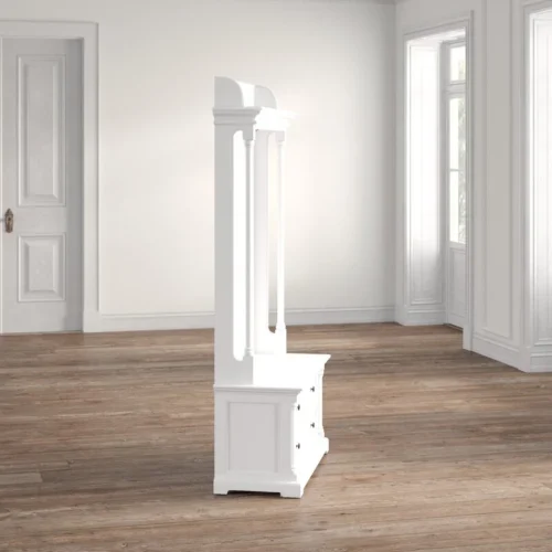Velvy Storage Bench with Coat Rack - Image 7