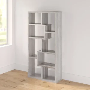 تتميز مكتبة كينلو بتصميمها الهندسي الفريد الذي يضيف لمسة من الحداثة والجمال لأي مكان. مع الخطوط النظيفة والهندسة المدروسة، توفر مكتبة كينلو مساحة تخزين عملية تنظم الكتب والمقتنيات بطريقة أنيقة. التصميم الهندسي للمكتبة لا يقتصر فقط على الجمال، بل يوفر أيضًا استقرارًا ودعماً ممتازًا للكتب، مما يجعلها الخيار المثالي للمساحات العصرية مثل غرف المعيشة أو المكاتب.