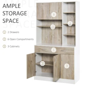 Celia Kitchen Storage Cabinet and Buffet - Image 6