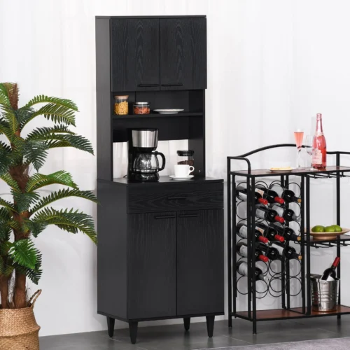 Madea kitchen buffet with wooden storage cabinet - Image 3