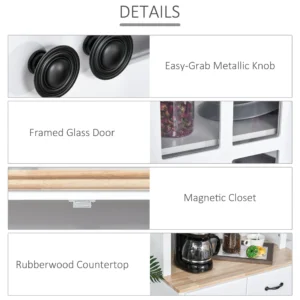 Costa kitchen storage cabinet and buffet - Image 6