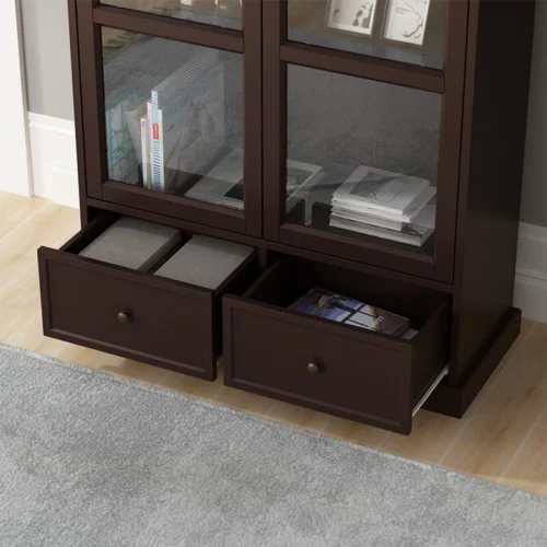 Storage cabinet with glass doors - Image 4