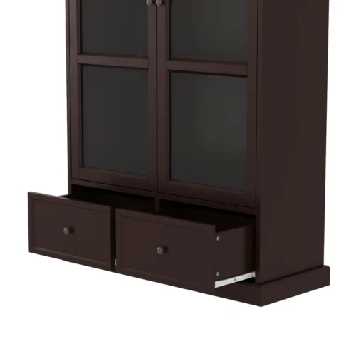 Storage cabinet with glass doors - Image 7