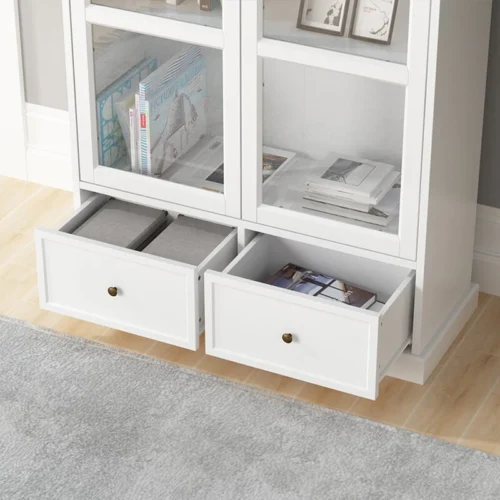 Storage cabinet with glass doors - Image 12