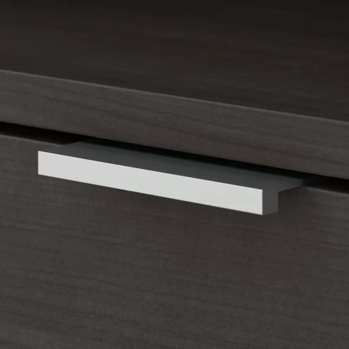 Loarzo White and Wood Undershelf Storage Unit - Image 10