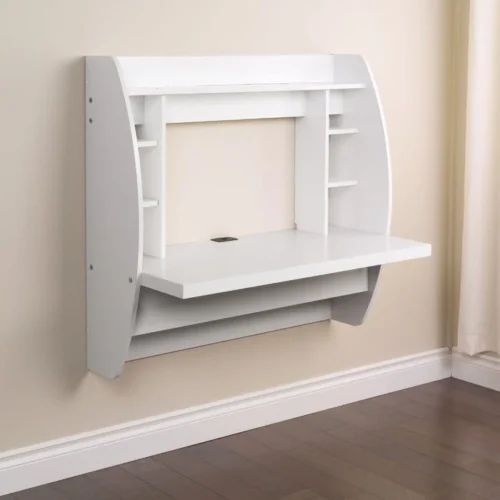 0005235 cushing white floating desk