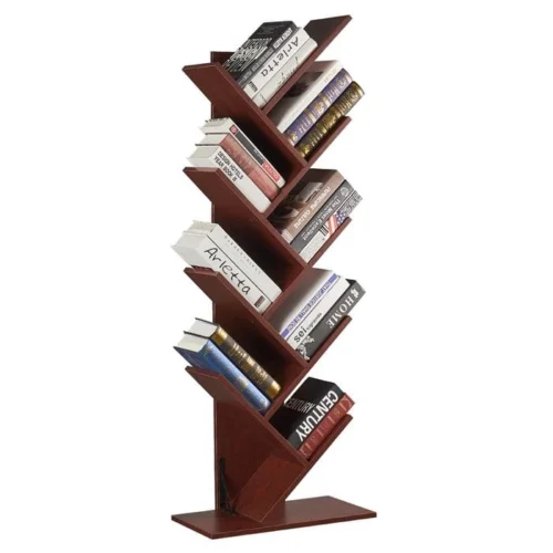 0005268 pibble 9 tier standard bookcase brown
