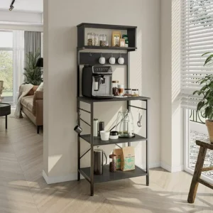 Juicy wood and metal kitchen stand