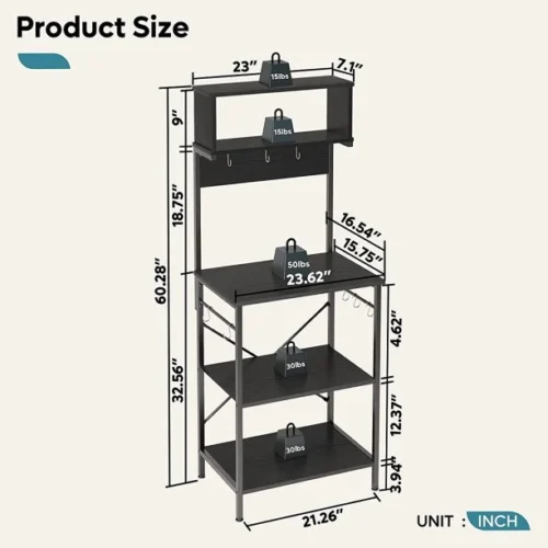 Juicy wood and metal kitchen stand - Image 7