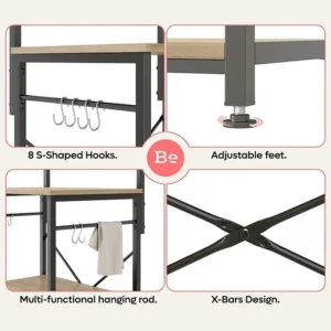 Juicy wood and metal kitchen stand - Image 11