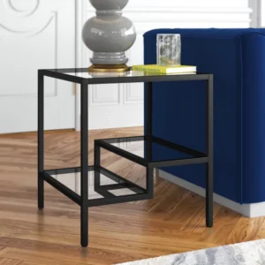 Covino side table with 2 shelves - Image 2