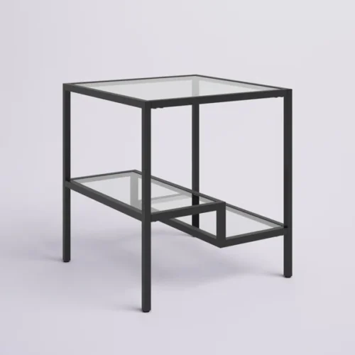 Covino side table with 2 shelves - Image 6