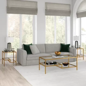 Covino side table with 2 shelves - Image 15