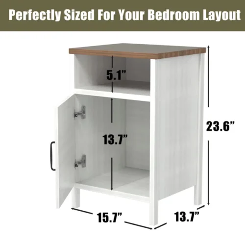 Wafi natural wood side table "2 pieces" - Image 8