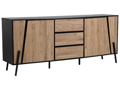 0011898 3 drawer sideboard light wood blackpool