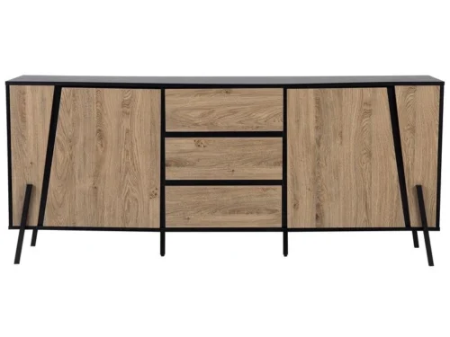 0011899 3 drawer sideboard light wood blackpool