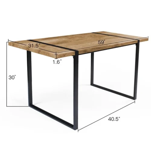 0003238 diala iron dining table